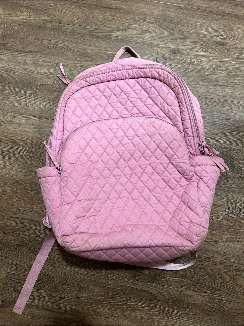 Vera Bradley Quilted Light Pink Backpack